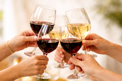 Wine club cheers
