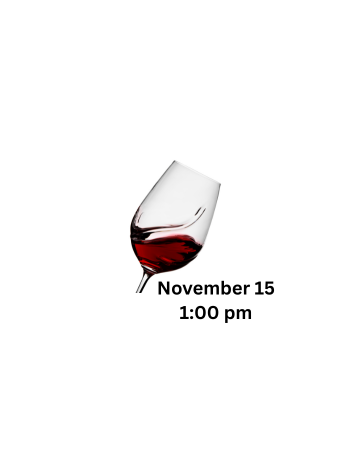 Holiday Library Tasting 11/15 1 PM