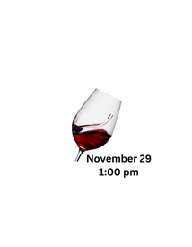 Holiday Library Tasting 11/29 1 PM